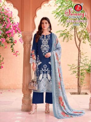 Ganeshji sana safina vol 3 wholesale dress materials in kottayam